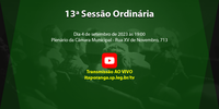 13ª Sessão Ordinária de 2023