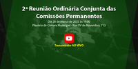 2ª Reunião Ordinária Conjunta das Comissões Permanentes de 2023