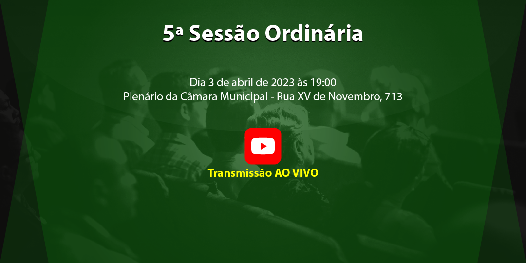 5ª Sessão Ordinária de 2023