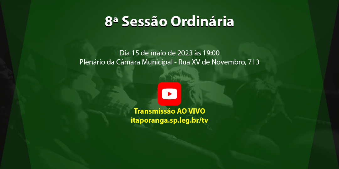 8ª Sessão Ordinária de 2023